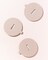 Eco Matte Natural Candle Dust Cover for Wood Wicks, Set of 12